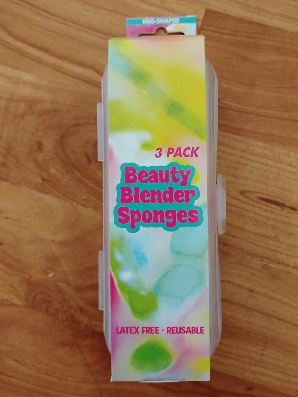 New Beauty Blender Sponges 3-Pack - Multicolor Makeup Blending Sponges